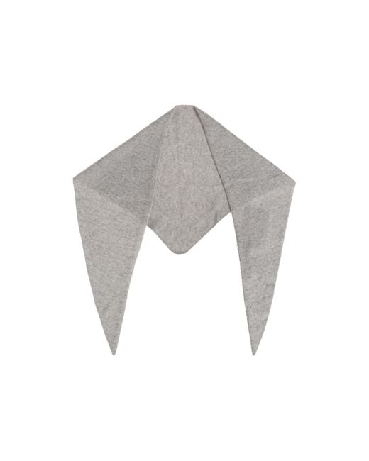 Lisa Yang Gray Cashmere Scarf 'Florianne'