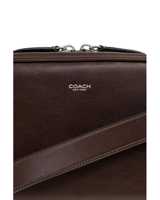 COACH Brown Shoulder Bag 'Radio' for men