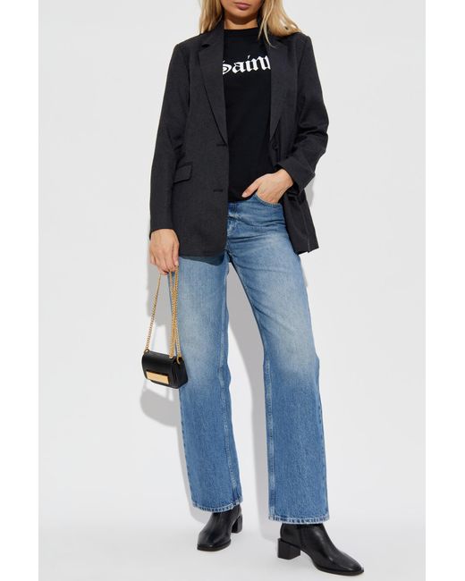AllSaints Black Essie Blazer