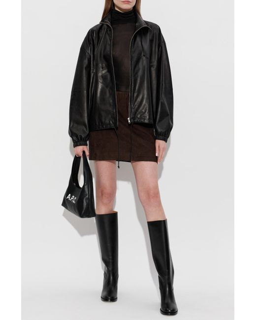 A.P.C. Black Heeled Boots