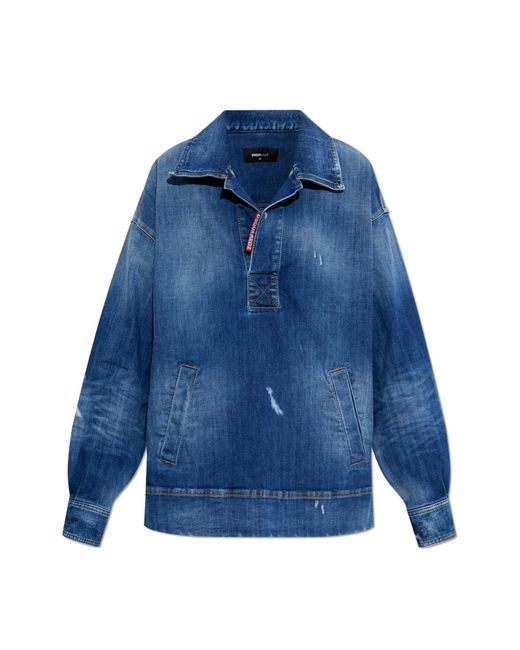 DSquared² Blue Denim Top