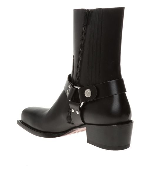 DSquared² Black Ankle Boots for men