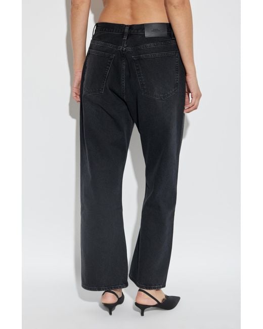Studio Nicholson Natural 'Denio' Wide Leg Jeans