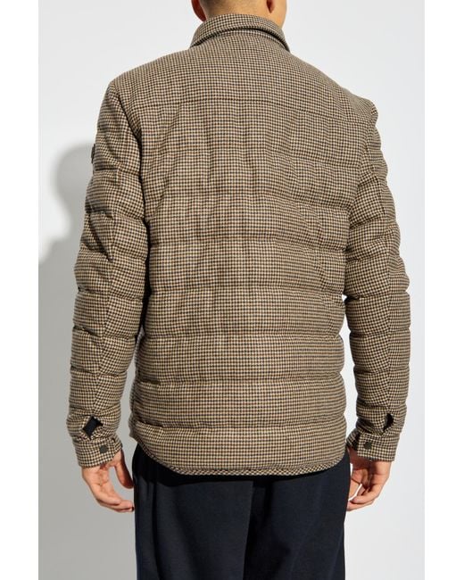 Moncler Brown Down Jacket for men