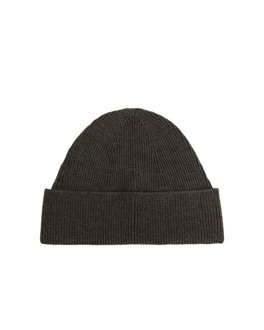 Acne Black Wool Hat