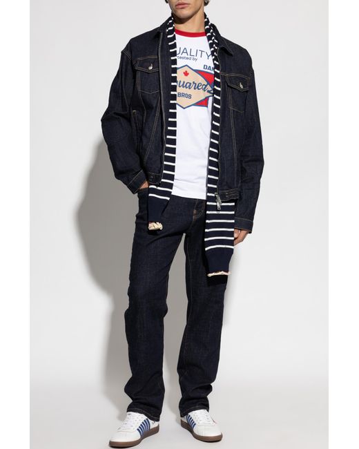 DSquared² Blue Denim Jacket for men