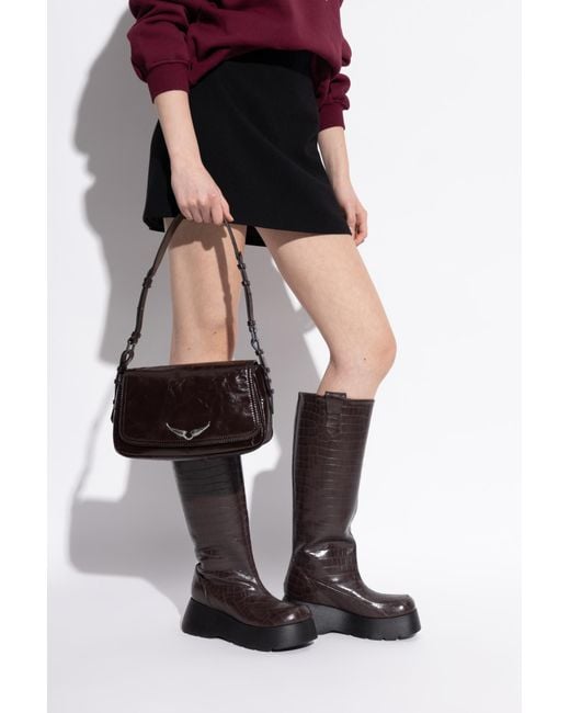 Zadig & Voltaire Black "Le Zouzou Vintage" Shoulder Bag