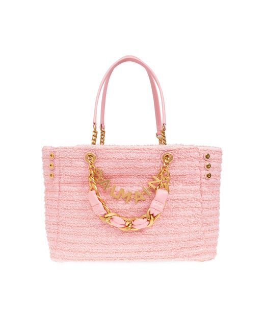 Balmain Pink 'Shopper' Bag