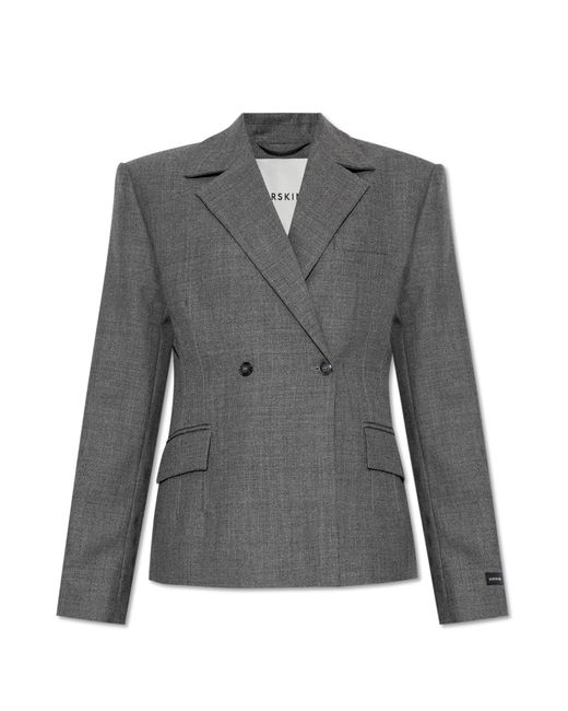 Herskind Gray Wool Blazer Wasty,