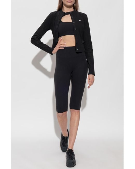 Nike Black Cardigan With Logo