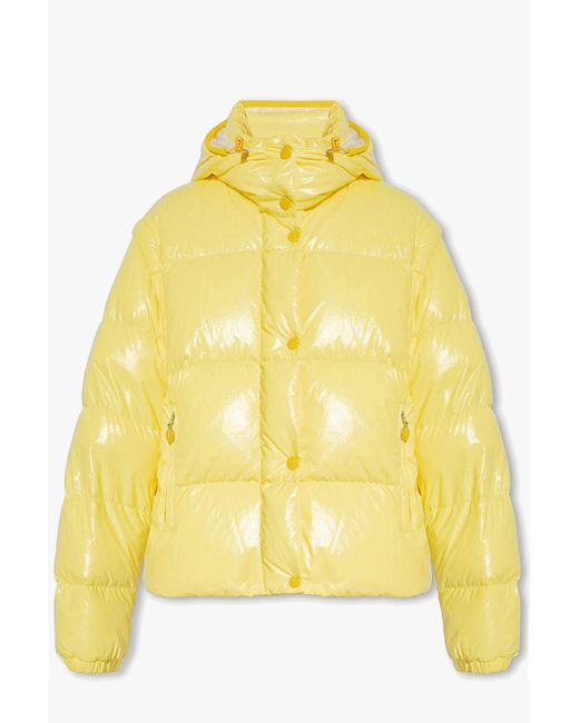 Moncler 'mauleon' Jacket in Yellow | Lyst