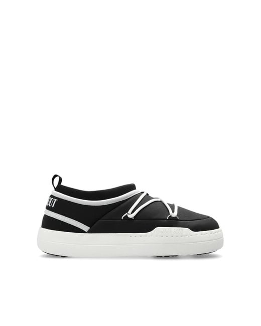 Moon Boot Black Snow Boots 'Park Icon' for men