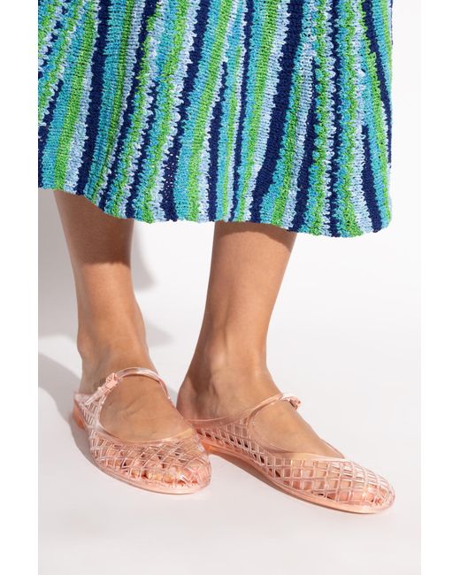 Tory Burch Pink 'Mellow Mary Jane' Slides