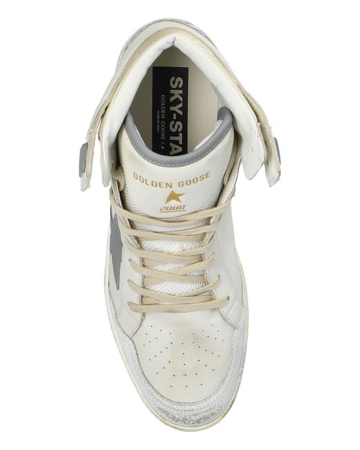 Golden Goose Deluxe Brand Black Sneakers Sky Star With Padded Tongue for men