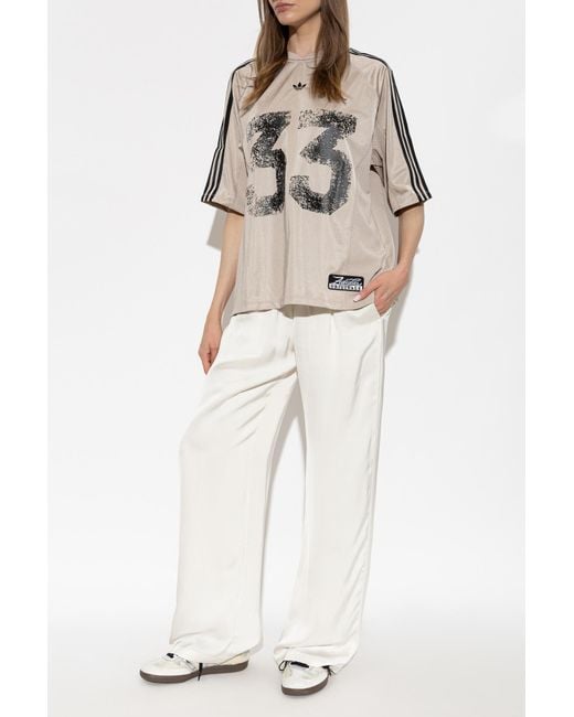 Adidas Originals White T-Shirt With Print