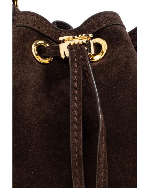 Amiri Brown Suede Handbag