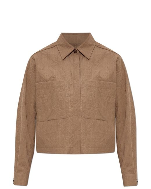 Max Mara Brown Wool Jacket "Ricordo"