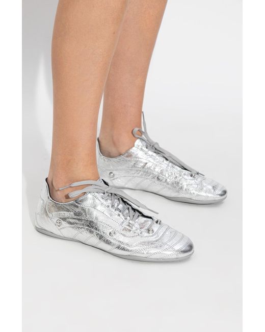 Balenciaga White 'City' Sports Shoes
