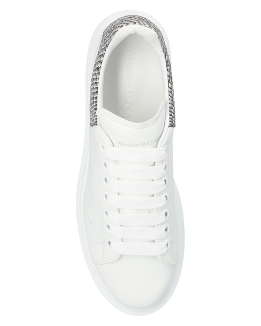 Alexander McQueen White Sneakers With Logo