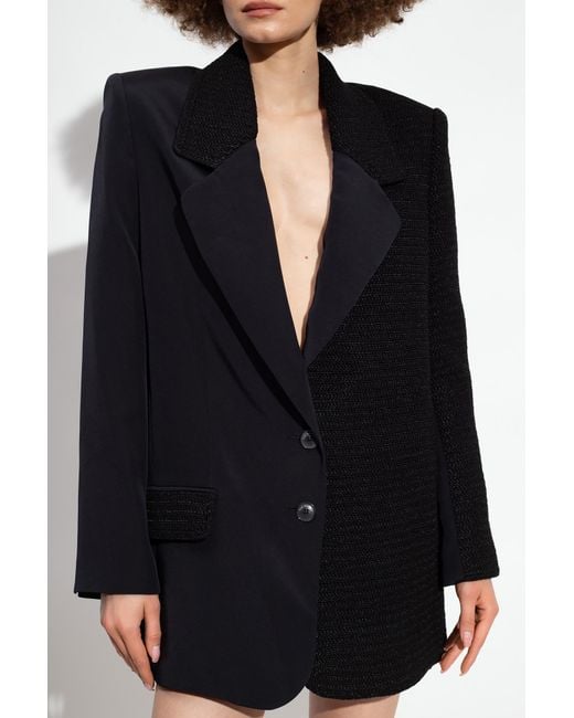 The Mannei Black 'Caen' Blazer With Insert
