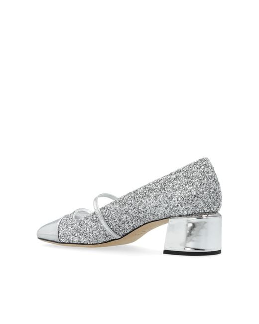 Jimmy Choo White Heeled Shoes Elisa