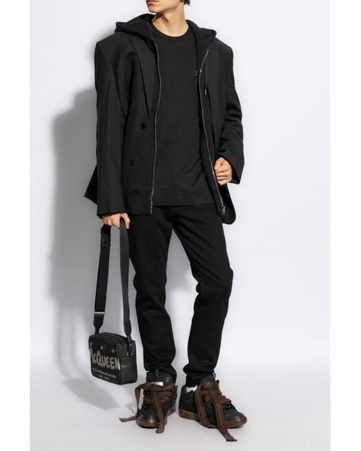 Dolce & Gabbana Black Long Sleeve T-shirt, for men