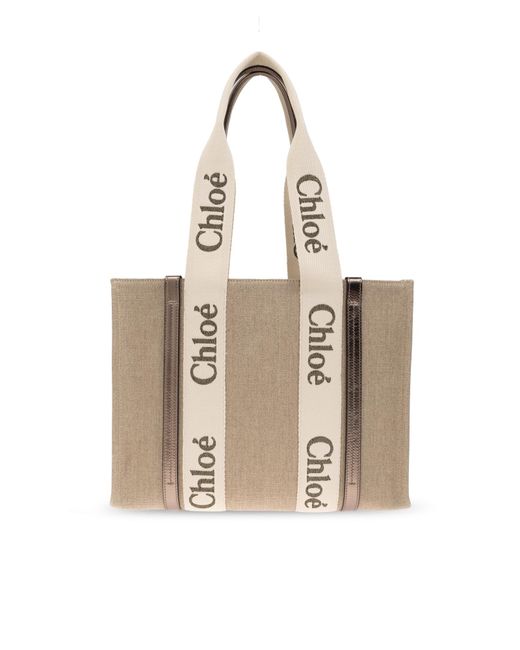 Chloé Natural Bag Woody Medium Type Shopper