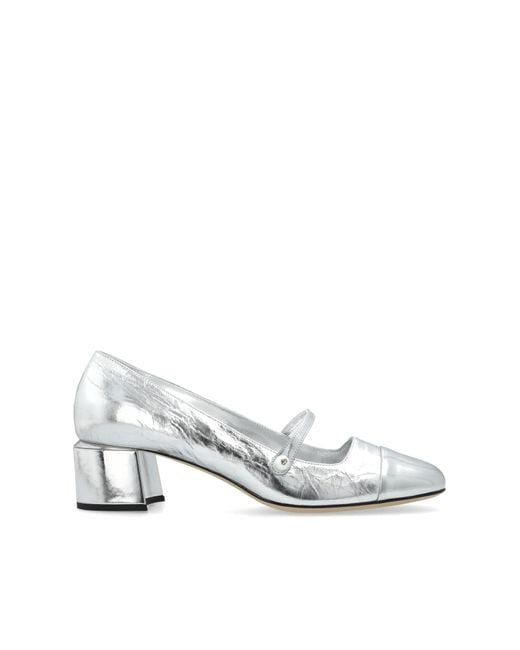 Jimmy Choo White Heeled Shoes Elisa