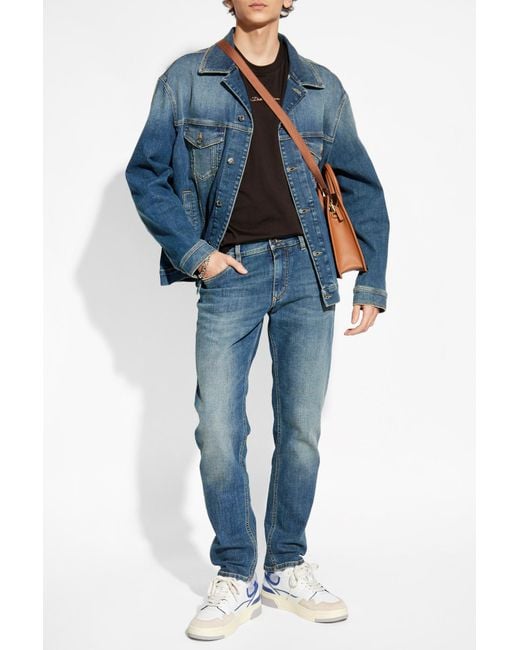 Dolce & Gabbana Blue Denim Jacket for men