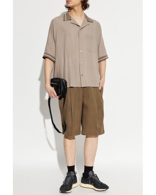 Golden Goose Deluxe Brand Natural Short-Sleeve Shirt for men