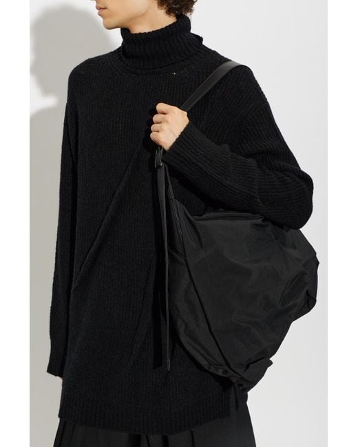 Discord Yohji Yamamoto Black Bag With Ruching for men