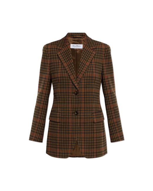 Max Mara Brown 'Galosce' Blazer