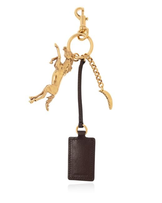 Chloé White Keychain With Charms