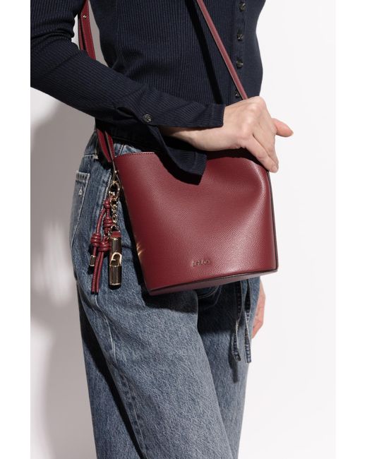 Furla Red Shoulder Bag 'Roxie Small'