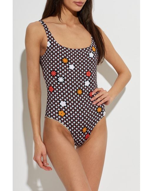 MM6 by Maison Margiela White One-Piece Swimsuit