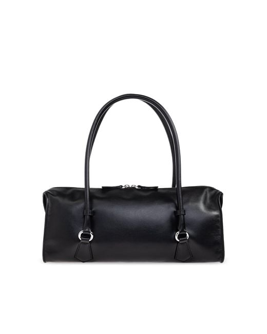 IRO Black Leather Bag 'Alto'
