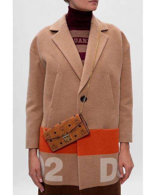 MCM Brown Wallet On Chain 'Patricia'