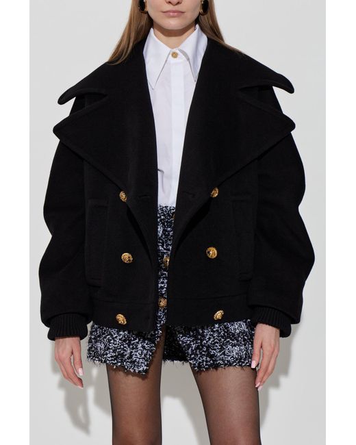 Balmain Black Wool Jacket