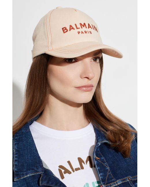 Balmain Blue Baseball Cap