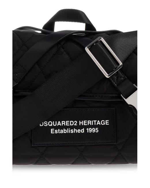DSquared² Black Bag With Logo for men