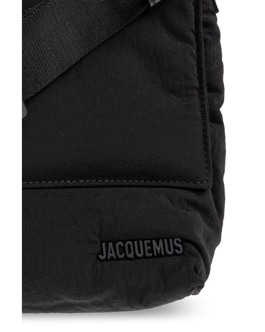 Jacquemus Black Shoulder Bag 'Le Messenger Bambin' for men