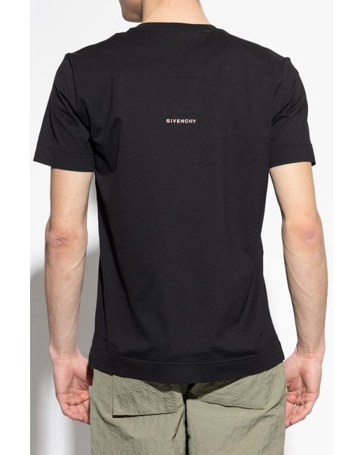 Givenchy Black T-Shirt With Logo for men