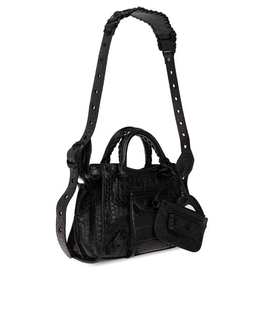 Balenciaga Black 'neo Cagole Xs' Shoulder Bag,