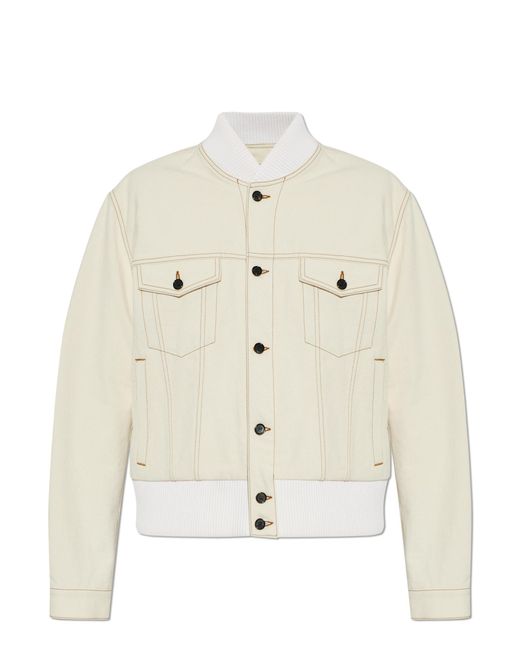 Lanvin Natural Cotton Bomber Jacket for men