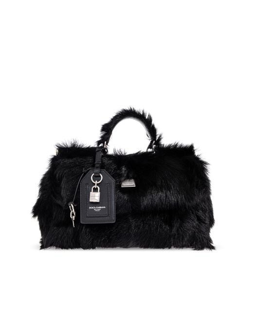 Dolce & Gabbana Black Handbag "my Sicily",