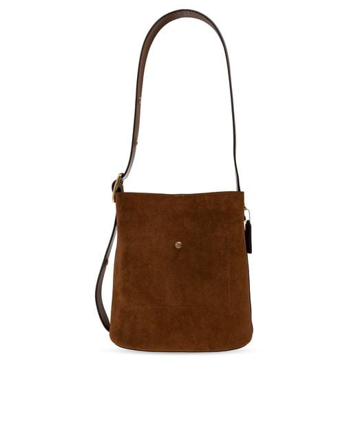 COACH Brown "Bleecker" Shoulder Bag