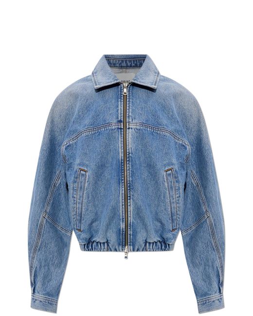 Agolde Blue 'Dixon Cocoon' Denim Jacket