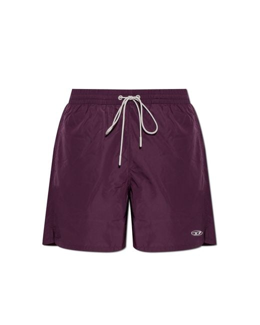DIESEL Purple Swimming Shorts 'George-41-Utlt' for men