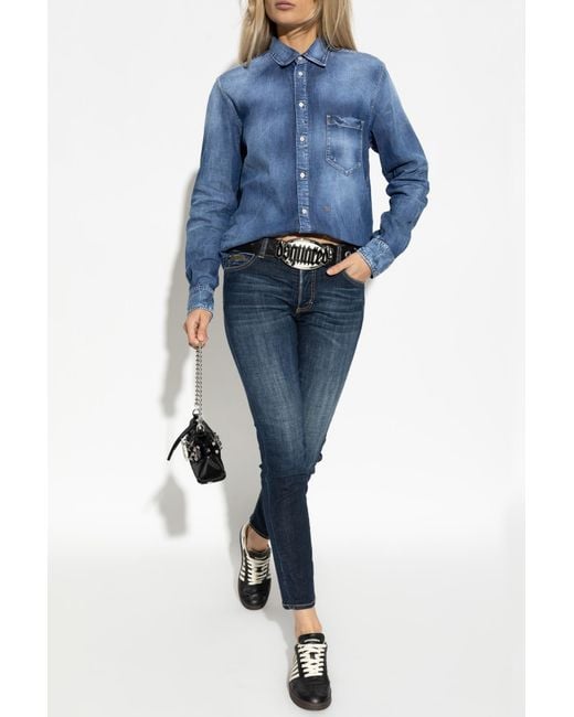 DSquared² Blue Denim Shirt