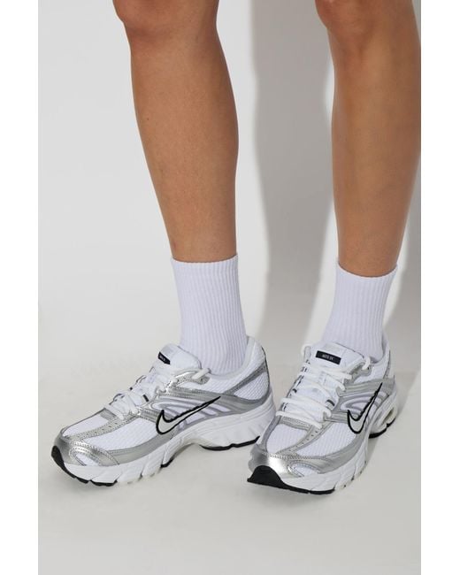 Nike White Sports Shoes 'Air Max Moto 2K'